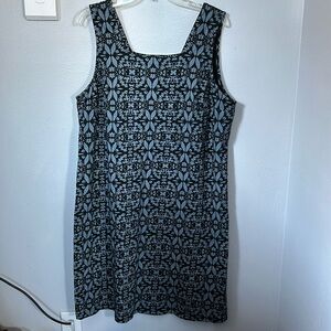Fresh Produce square neck summer sleeveless tank cotton mini Dress xxl 2x